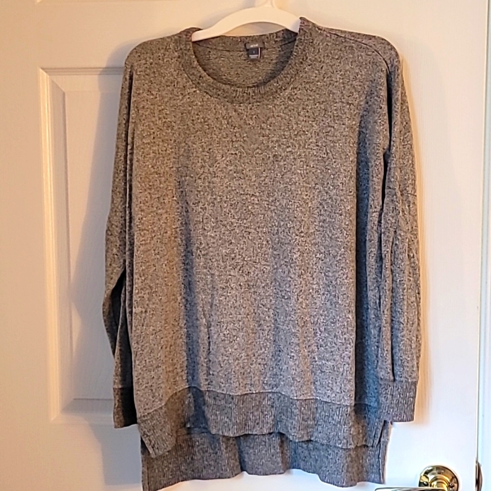 Oversized Gray Aerie scoop neck sweater